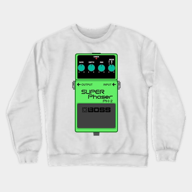 Boss PH-2 Super Phaser Guitar Effect Pedal Crewneck Sweatshirt by conform